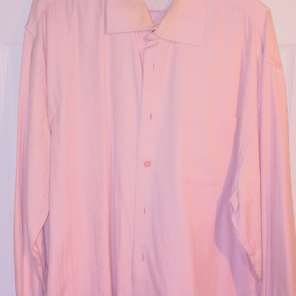 Men's Pink French Cuff Dress Shirt